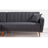 Canapea extensibilă Aqua, Colț, Stânga, Diverse culori, 225x150x85 cm - Gri închis | SKU: 867UNQ1433 | Canapea extensibilă Aqua, Colț, Stânga, 225x150x85 cm, varianta Gri închis, produs pentru amenajarea locuinței, disponibil online în România la CasaMob