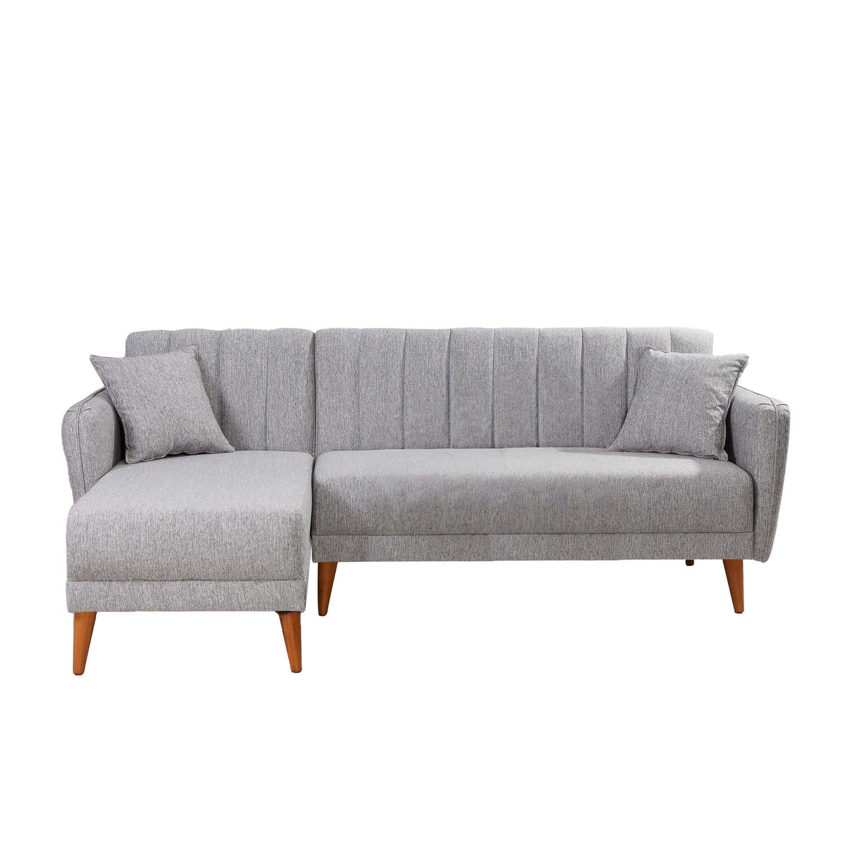 Canapea extensibilă Aqua, Colț, Stânga, Diverse culori, 225x150x85 cm - Gri deschis | SKU: 867UNQ1434 | Canapea extensibilă Aqua, Colț, Stânga, 225x150x85 cm, varianta Gri deschis, produs pentru amenajarea locuinței, disponibil online în România la CasaMob