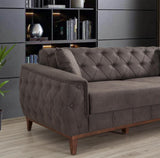 Canapea extensibilă 3 locuri Marta, Diverse culori, 225x94x85 cm - Antracit | SKU: 867UNQ1525 | Canapea extensibilă 3 locuri Marta, 225x94x85 cm, varianta Antracit, produs pentru amenajarea locuinței, disponibil online în România la CasaMob
