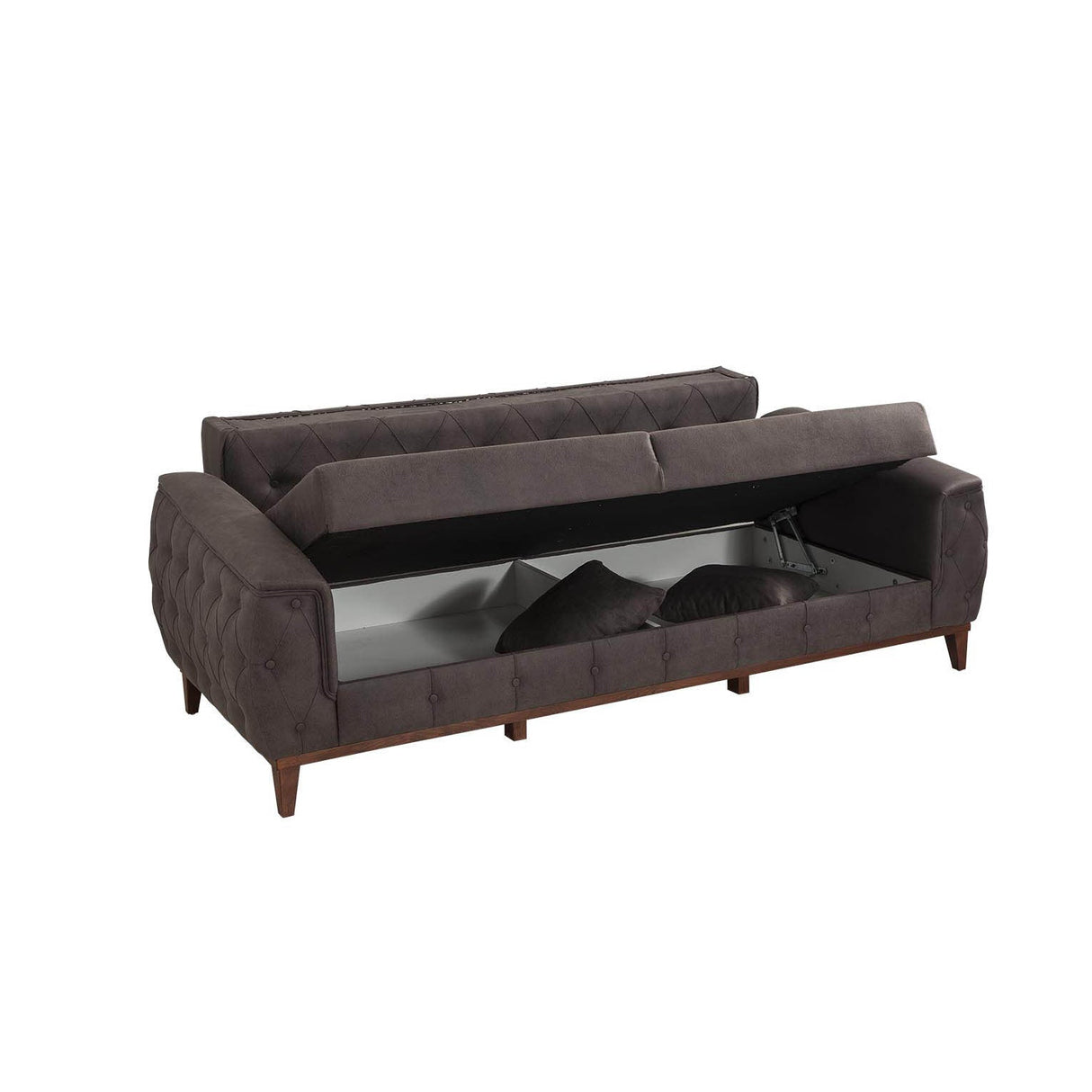 Canapea extensibilă 3 locuri Marta, Diverse culori, 225x94x85 cm - Antracit | SKU: 867UNQ1525 | Canapea extensibilă 3 locuri Marta, 225x94x85 cm, varianta Antracit, produs pentru amenajarea locuinței, disponibil online în România la CasaMob