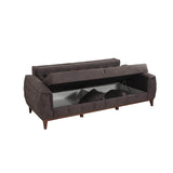 Canapea extensibilă 3 locuri Marta, Diverse culori, 225x94x85 cm - Antracit | SKU: 867UNQ1525 | Canapea extensibilă 3 locuri Marta, 225x94x85 cm, varianta Antracit, produs pentru amenajarea locuinței, disponibil online în România la CasaMob