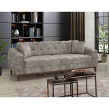 Canapea extensibilă 3 locuri Marta, Diverse culori, 225x94x85 cm - Gri închis | SKU: 867UNQ1526 | Canapea extensibilă 3 locuri Marta, 225x94x85 cm, varianta Gri închis, produs pentru amenajarea locuinței, disponibil online în România la CasaMob