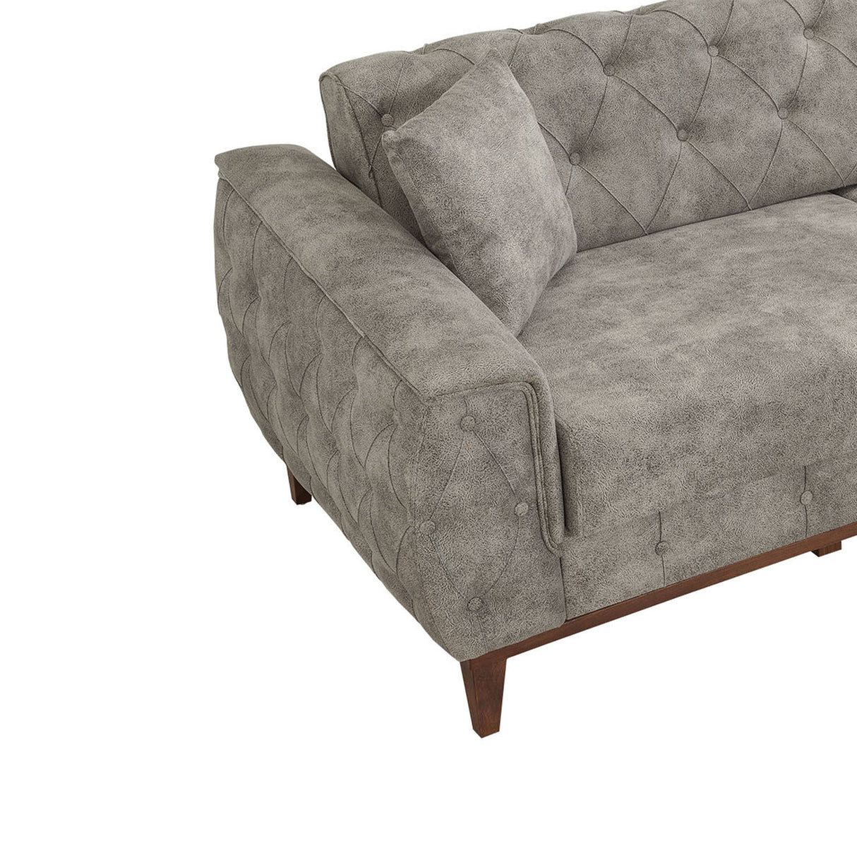 Canapea extensibilă 3 locuri Marta, Diverse culori, 225x94x85 cm - Gri închis | SKU: 867UNQ1526 | Canapea extensibilă 3 locuri Marta, 225x94x85 cm, varianta Gri închis, produs pentru amenajarea locuinței, disponibil online în România la CasaMob
