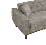 Canapea extensibilă 3 locuri Marta, Diverse culori, 225x94x85 cm - Gri închis | SKU: 867UNQ1526 | Canapea extensibilă 3 locuri Marta, 225x94x85 cm, varianta Gri închis, produs pentru amenajarea locuinței, disponibil online în România la CasaMob