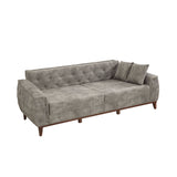 Canapea extensibilă 3 locuri Marta, Diverse culori, 225x94x85 cm - Gri închis | SKU: 867UNQ1526 | Canapea extensibilă 3 locuri Marta, 225x94x85 cm, varianta Gri închis, produs pentru amenajarea locuinței, disponibil online în România la CasaMob