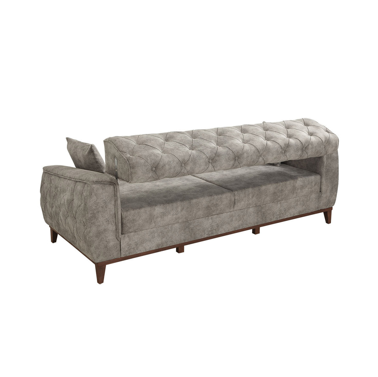 Canapea extensibilă 3 locuri Marta, Diverse culori, 225x94x85 cm - Gri închis | SKU: 867UNQ1526 | Canapea extensibilă 3 locuri Marta, 225x94x85 cm, varianta Gri închis, produs pentru amenajarea locuinței, disponibil online în România la CasaMob