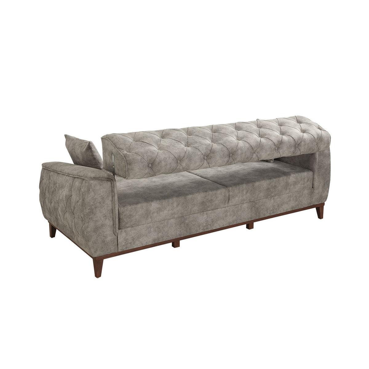 Gri închis | SKU: 867UNQ1526 | Canapea extensibilă 3 locuri Marta, 225x94x85 cm, varianta Gri închis, produs pentru amenajarea locuinței, disponibil online în România la CasaMob