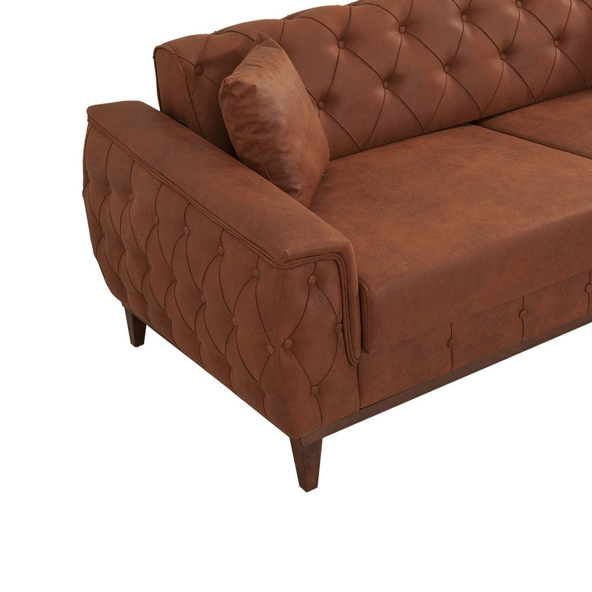 Canapea extensibilă 3 locuri Marta, Diverse culori, 225x94x85 cm - Maro | SKU: 867UNQ1527 | Canapea extensibilă 3 locuri Marta, 225x94x85 cm, varianta Maro, produs pentru amenajarea locuinței, disponibil online în România la CasaMob