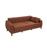 Canapea extensibilă 3 locuri Marta, Diverse culori, 225x94x85 cm - Maro | SKU: 867UNQ1527 | Canapea extensibilă 3 locuri Marta, 225x94x85 cm, varianta Maro, produs pentru amenajarea locuinței, disponibil online în România la CasaMob