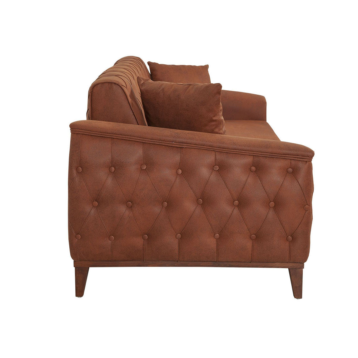 Canapea extensibilă 3 locuri Marta, Diverse culori, 225x94x85 cm - Maro | SKU: 867UNQ1527 | Canapea extensibilă 3 locuri Marta, 225x94x85 cm, varianta Maro, produs pentru amenajarea locuinței, disponibil online în România la CasaMob
