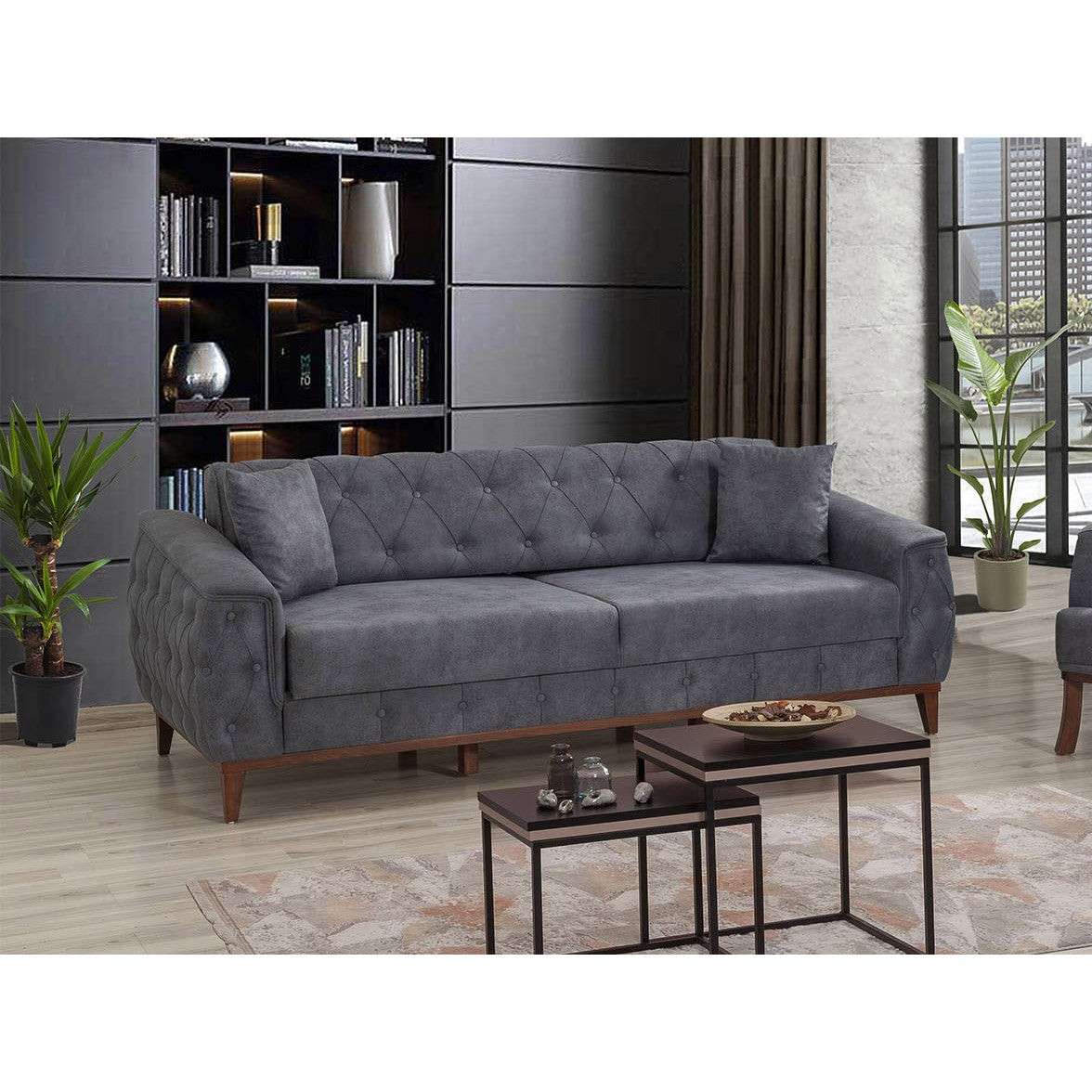Canapea extensibilă 3 locuri Marta, Diverse culori, 225x94x85 cm - Albastru | SKU: 867UNQ1529 | Canapea extensibilă 3 locuri Marta, 225x94x85 cm, varianta Albastru, produs pentru amenajarea locuinței, disponibil online în România la CasaMob