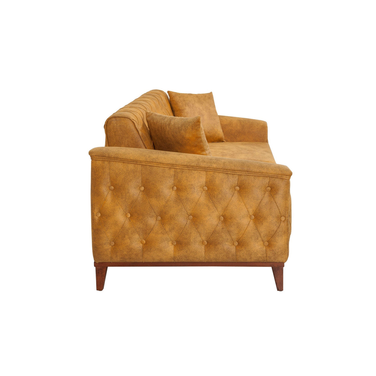 Canapea extensibilă 3 locuri Marta, Diverse culori, 225x94x85 cm - Galben | SKU: 867UNQ1530 | Canapea extensibilă 3 locuri Marta, 225x94x85 cm, varianta Galben, produs pentru amenajarea locuinței, disponibil online în România la CasaMob