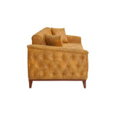 Canapea extensibilă 3 locuri Marta, Diverse culori, 225x94x85 cm - Galben | SKU: 867UNQ1530 | Canapea extensibilă 3 locuri Marta, 225x94x85 cm, varianta Galben, produs pentru amenajarea locuinței, disponibil online în România la CasaMob