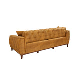 Canapea extensibilă 3 locuri Marta, Diverse culori, 225x94x85 cm - Galben | SKU: 867UNQ1530 | Canapea extensibilă 3 locuri Marta, 225x94x85 cm, varianta Galben, produs pentru amenajarea locuinței, disponibil online în România la CasaMob
