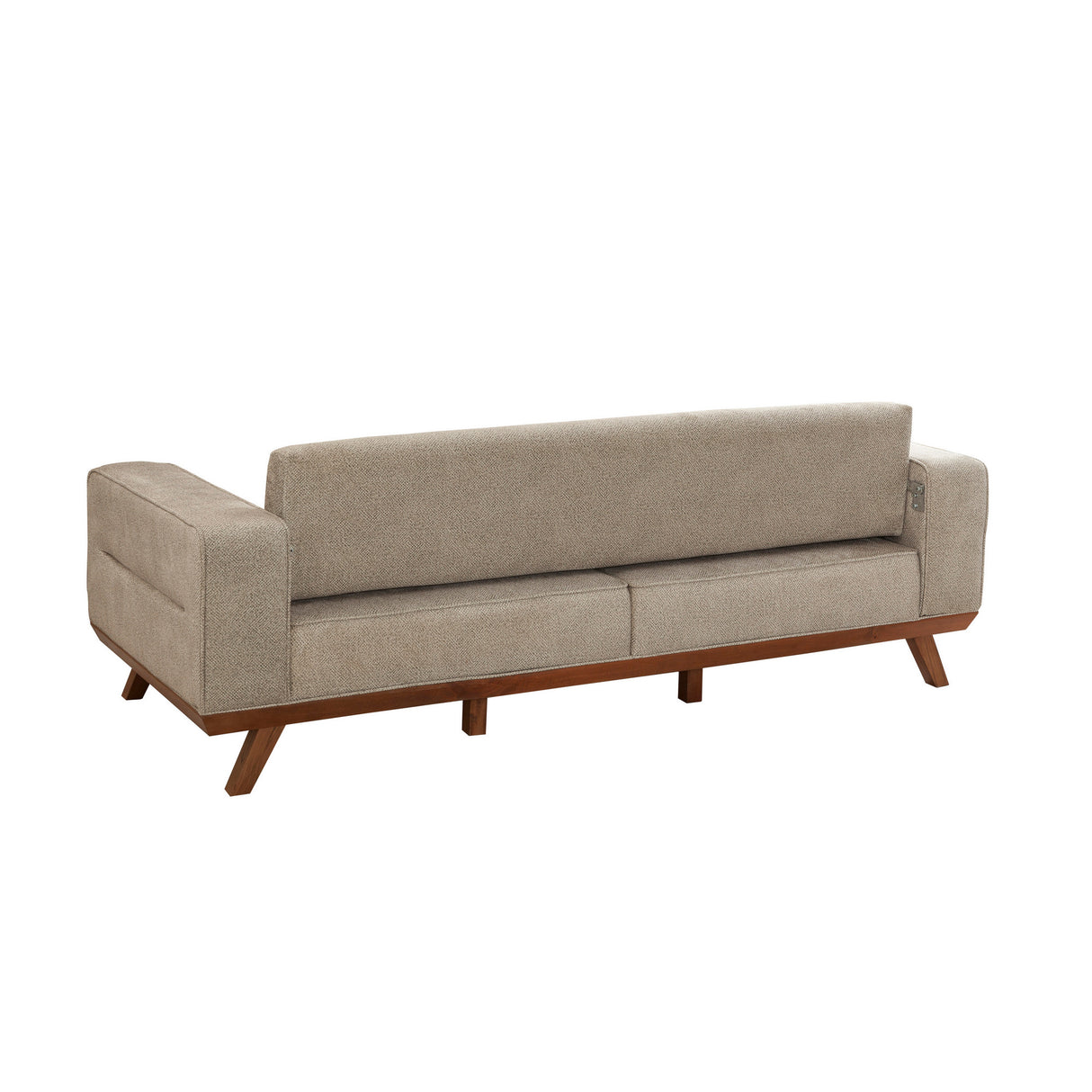 Canapea extensibilă 3 locuri Lugano, Crem, 225x98x85 cm