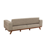 Canapea extensibilă 3 locuri Lugano, Crem, 225x98x85 cm