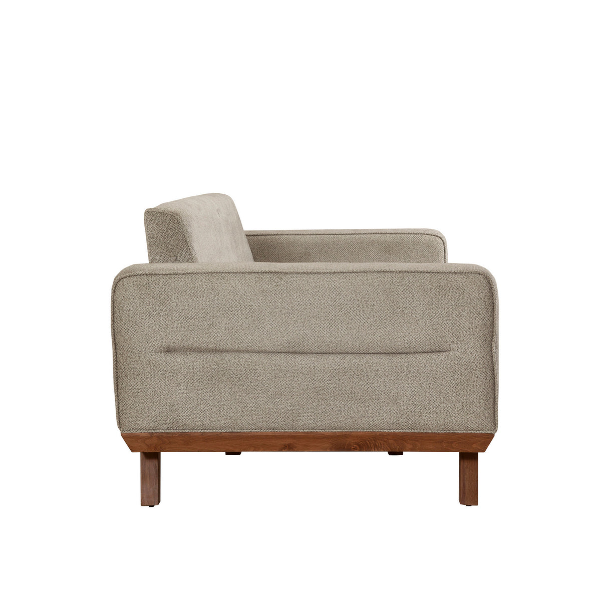 Canapea extensibilă 3 locuri Lugano, Crem, 225x98x85 cm