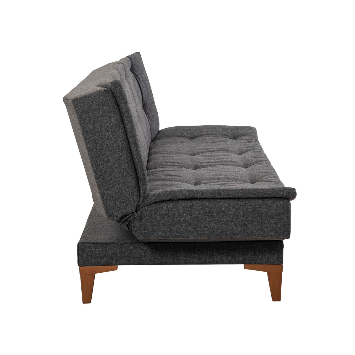 Antracit | SKU: 867UNQ1645 | Canapea extensibilă Santo, 3 locuri, 186x85x90 cm, varianta Antracit, produs pentru amenajarea locuinței, disponibil online în România la CasaMob