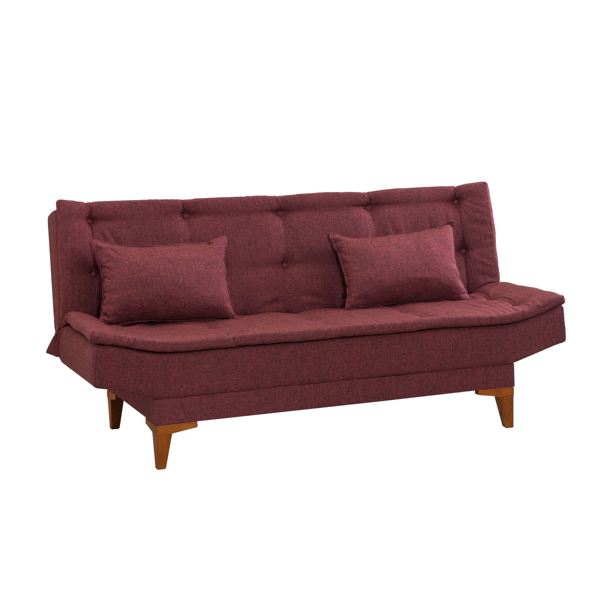 Canapea extensibilă Santo, 3 locuri, Diverse culori, 186x85x90 cm - Bordo | SKU: 867UNQ1646 | Canapea extensibilă Santo, 3 locuri, 186x85x90 cm, varianta Bordo, produs pentru amenajarea locuinței, disponibil online în România la CasaMob