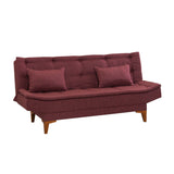 Canapea extensibilă Santo, 3 locuri, Diverse culori, 186x85x90 cm - Bordo | SKU: 867UNQ1646 | Canapea extensibilă Santo, 3 locuri, 186x85x90 cm, varianta Bordo, produs pentru amenajarea locuinței, disponibil online în România la CasaMob