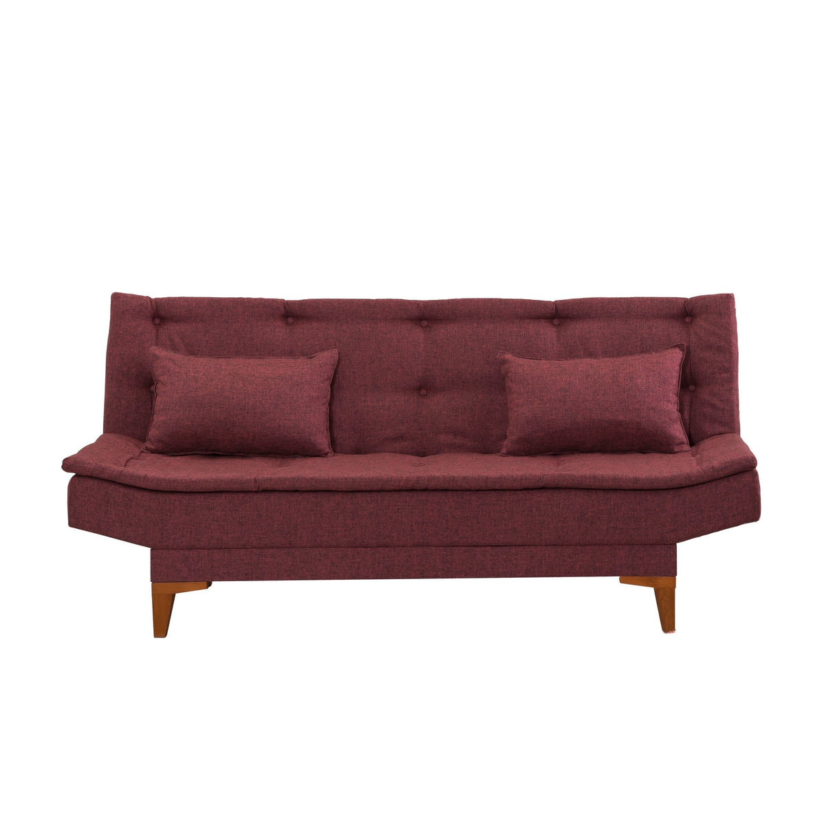 Canapea extensibilă Santo, 3 locuri, Diverse culori, 186x85x90 cm - Bordo | SKU: 867UNQ1646 | Canapea extensibilă Santo, 3 locuri, 186x85x90 cm, varianta Bordo, produs pentru amenajarea locuinței, disponibil online în România la CasaMob