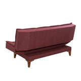 Canapea extensibilă Santo, 3 locuri, Diverse culori, 186x85x90 cm - Bordo | SKU: 867UNQ1646 | Canapea extensibilă Santo, 3 locuri, 186x85x90 cm, varianta Bordo, produs pentru amenajarea locuinței, disponibil online în România la CasaMob