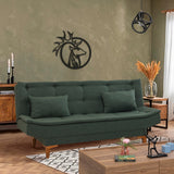 Canapea extensibilă Santo, 3 locuri, Diverse culori, 186x85x90 cm - Verde | SKU: 867UNQ1647 | Canapea extensibilă Santo, 3 locuri, 186x85x90 cm, varianta Verde, produs pentru amenajarea locuinței, disponibil online în România la CasaMob