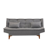 Canapea extensibilă Santo, 3 locuri, Diverse culori, 186x85x90 cm - Gri deschis | SKU: 867UNQ1648 | Canapea extensibilă Santo, 3 locuri, 186x85x90 cm, varianta Gri deschis, produs pentru amenajarea locuinței, disponibil online în România la CasaMob
