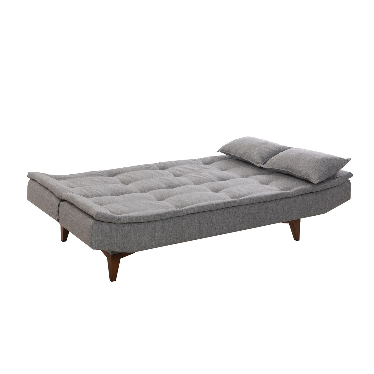Gri deschis | SKU: 867UNQ1648 | Canapea extensibilă Santo, 3 locuri, 186x85x90 cm, varianta Gri deschis, produs pentru amenajarea locuinței, disponibil online în România la CasaMob