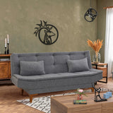 Canapea extensibilă Santo, 3 locuri, Diverse culori, 186x85x90 cm - Gri închis | SKU: 867UNQ1649 | Canapea extensibilă Santo, 3 locuri, 186x85x90 cm, varianta Gri închis, produs pentru amenajarea locuinței, disponibil online în România la CasaMob