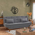 Gri închis | SKU: 867UNQ1649 | Canapea extensibilă Santo, 3 locuri, 186x85x90 cm, varianta Gri închis, produs pentru amenajarea locuinței, disponibil online în România la CasaMob