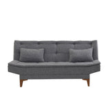 Canapea extensibilă Santo, 3 locuri, Diverse culori, 186x85x90 cm - Gri închis | SKU: 867UNQ1649 | Canapea extensibilă Santo, 3 locuri, 186x85x90 cm, varianta Gri închis, produs pentru amenajarea locuinței, disponibil online în România la CasaMob