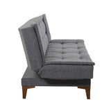 Canapea extensibilă Santo, 3 locuri, Diverse culori, 186x85x90 cm - Gri închis | SKU: 867UNQ1649 | Canapea extensibilă Santo, 3 locuri, 186x85x90 cm, varianta Gri închis, produs pentru amenajarea locuinței, disponibil online în România la CasaMob