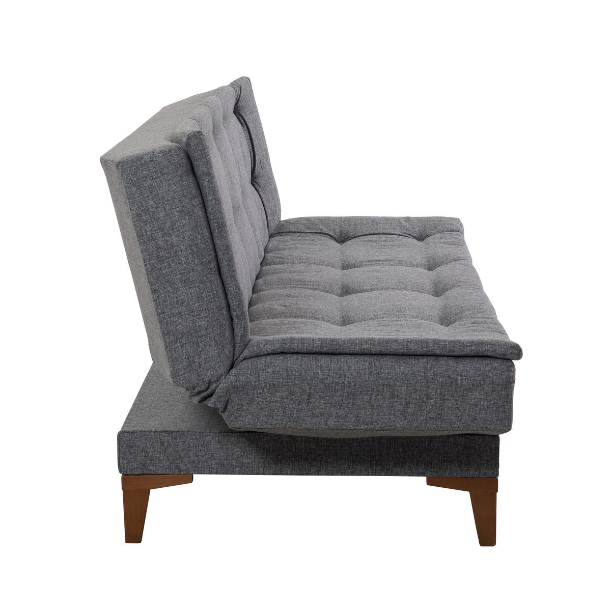 Gri închis | SKU: 867UNQ1649 | Canapea extensibilă Santo, 3 locuri, 186x85x90 cm, varianta Gri închis, produs pentru amenajarea locuinței, disponibil online în România la CasaMob