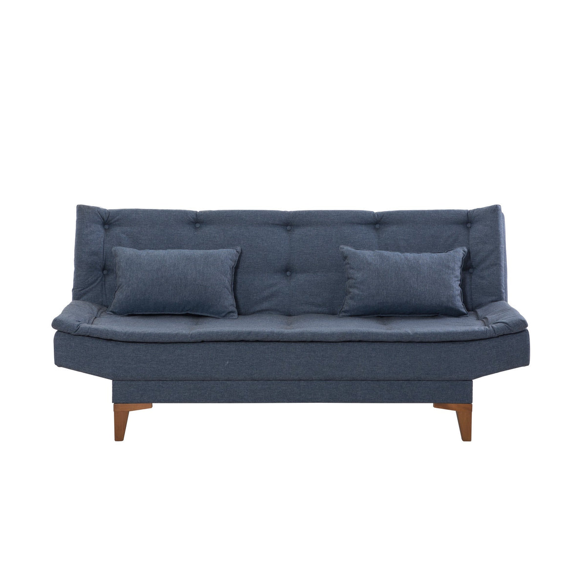 Albastru închis | SKU: 867UNQ1650 | Canapea extensibilă Santo, 3 locuri, 186x85x90 cm, varianta Albastru închis, produs pentru amenajarea locuinței, disponibil online în România la CasaMob