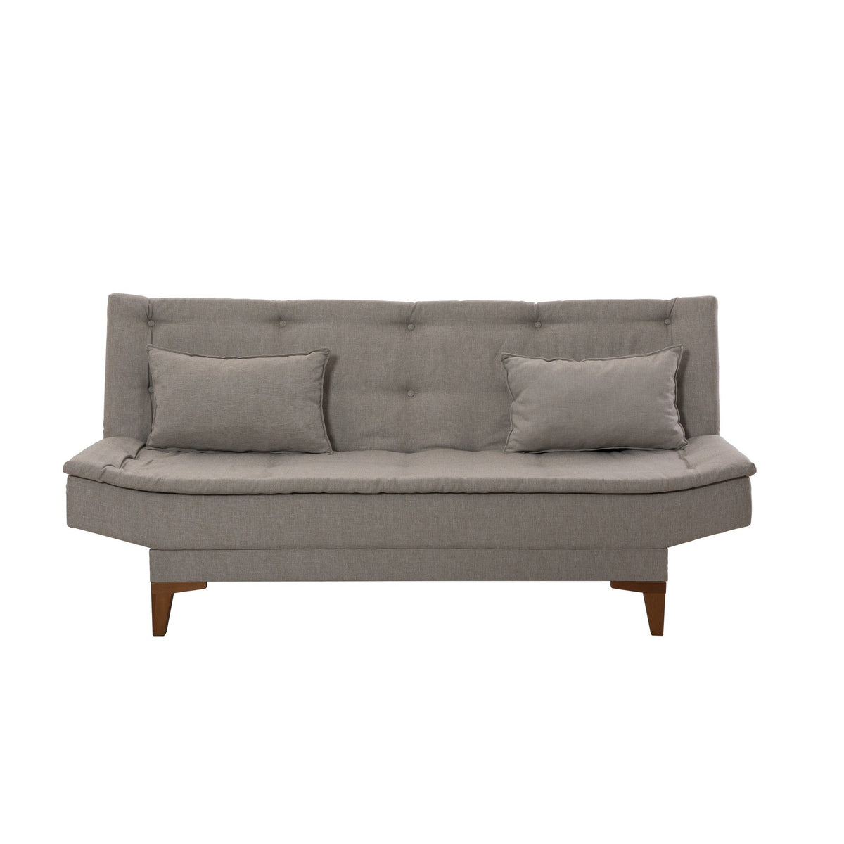Crem | SKU: 867UNQ1651 | Canapea extensibilă Santo, 3 locuri, 186x85x90 cm, varianta Crem, produs pentru amenajarea locuinței, disponibil online în România la CasaMob