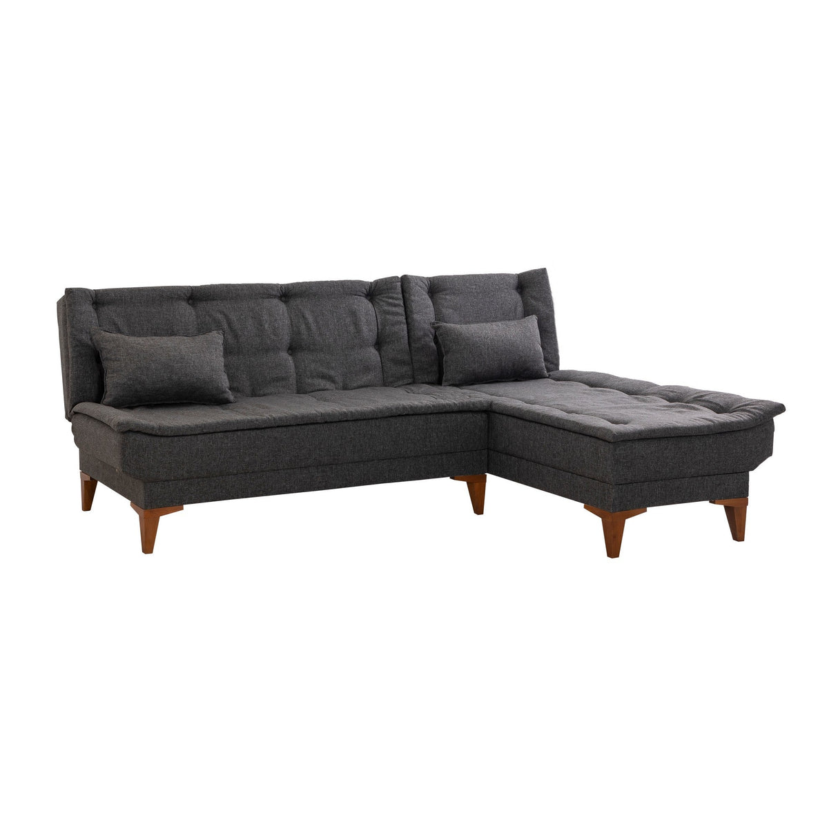Canapea extensibilă Santo, Diverse culori, 225x85x86 cm - Antracit | SKU: 867UNQ1659 | Canapea extensibilă Santo, 225x85x86 cm, varianta Antracit, produs pentru amenajarea locuinței, disponibil online în România la CasaMob