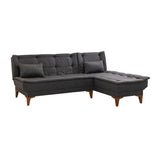 Canapea extensibilă Santo, Diverse culori, 225x85x86 cm - Antracit | SKU: 867UNQ1659 | Canapea extensibilă Santo, 225x85x86 cm, varianta Antracit, produs pentru amenajarea locuinței, disponibil online în România la CasaMob