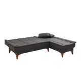 Canapea extensibilă Santo, Diverse culori, 225x85x86 cm - Antracit | SKU: 867UNQ1659 | Canapea extensibilă Santo, 225x85x86 cm, varianta Antracit, produs pentru amenajarea locuinței, disponibil online în România la CasaMob
