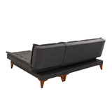 Canapea extensibilă Santo, Diverse culori, 225x85x86 cm - Antracit | SKU: 867UNQ1659 | Canapea extensibilă Santo, 225x85x86 cm, varianta Antracit, produs pentru amenajarea locuinței, disponibil online în România la CasaMob