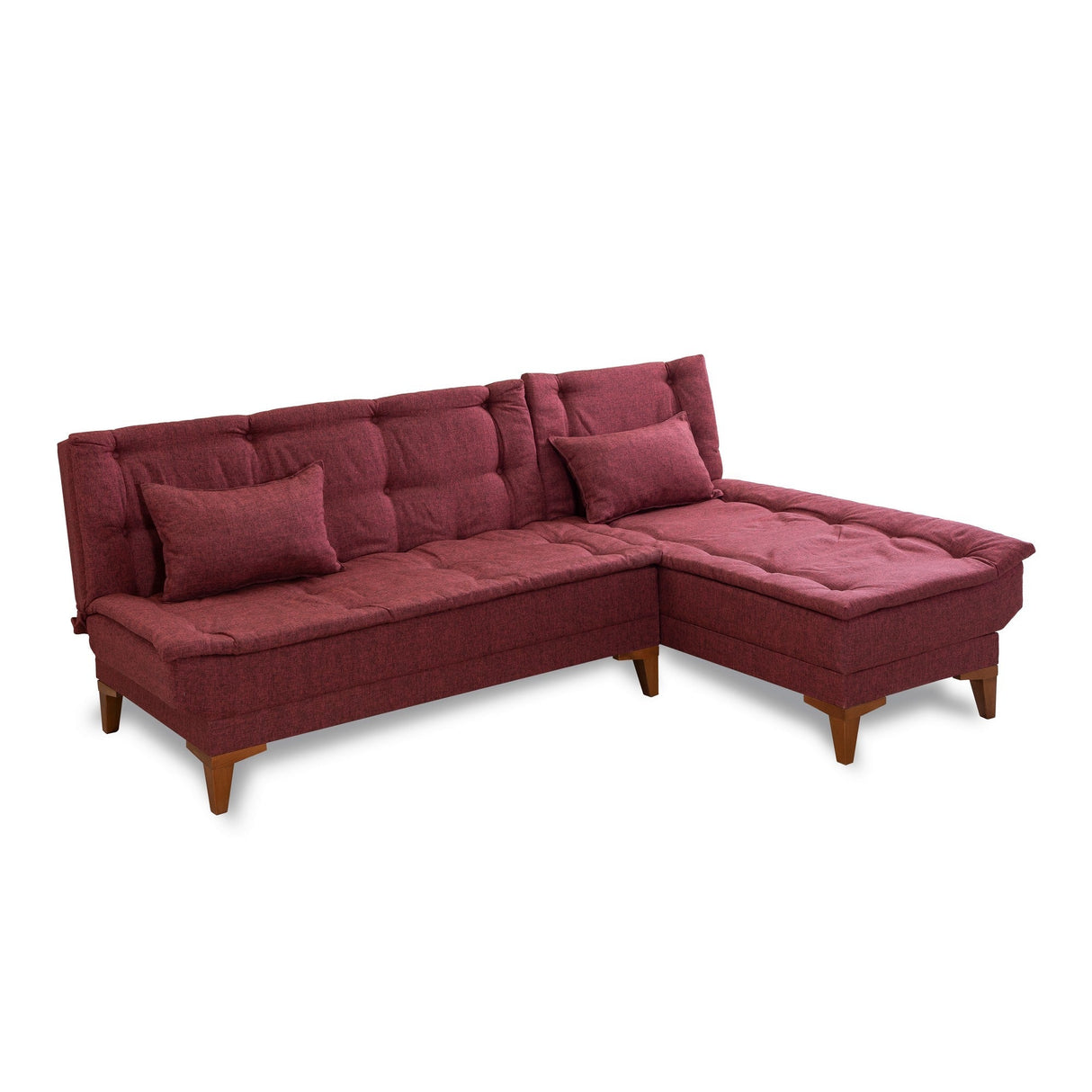 Canapea extensibilă Santo, Diverse culori, 225x85x86 cm - Bordo | SKU: 867UNQ1660 | Canapea extensibilă Santo, 225x85x86 cm, varianta Bordo, produs pentru amenajarea locuinței, disponibil online în România la CasaMob