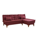 Canapea extensibilă Santo, Diverse culori, 225x85x86 cm - Bordo | SKU: 867UNQ1660 | Canapea extensibilă Santo, 225x85x86 cm, varianta Bordo, produs pentru amenajarea locuinței, disponibil online în România la CasaMob
