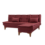 Canapea extensibilă Santo, Diverse culori, 225x85x86 cm - Bordo | SKU: 867UNQ1660 | Canapea extensibilă Santo, 225x85x86 cm, varianta Bordo, produs pentru amenajarea locuinței, disponibil online în România la CasaMob