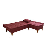 Canapea extensibilă Santo, Diverse culori, 225x85x86 cm - Bordo | SKU: 867UNQ1660 | Canapea extensibilă Santo, 225x85x86 cm, varianta Bordo, produs pentru amenajarea locuinței, disponibil online în România la CasaMob