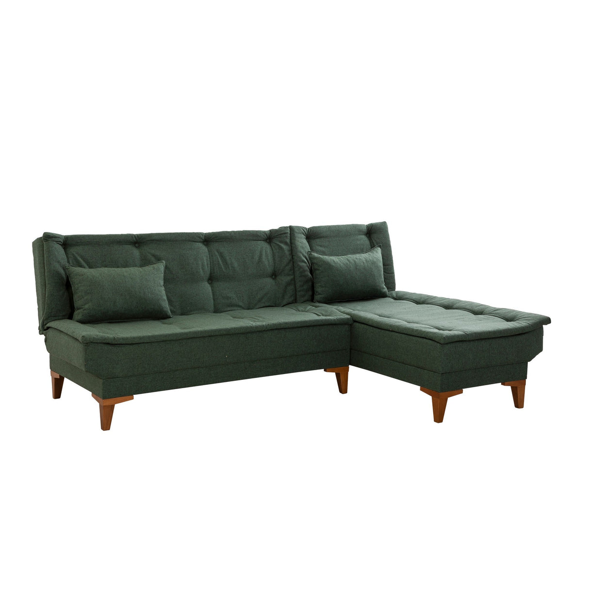 Canapea extensibilă Santo, Diverse culori, 225x85x86 cm - Verde | SKU: 867UNQ1661 | Canapea extensibilă Santo, 225x85x86 cm, varianta Verde, produs pentru amenajarea locuinței, disponibil online în România la CasaMob
