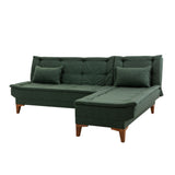 Canapea extensibilă Santo, Diverse culori, 225x85x86 cm - Verde | SKU: 867UNQ1661 | Canapea extensibilă Santo, 225x85x86 cm, varianta Verde, produs pentru amenajarea locuinței, disponibil online în România la CasaMob