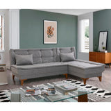 Canapea extensibilă Santo, Diverse culori, 225x85x86 cm - Gri deschis | SKU: 867UNQ1662 | Canapea extensibilă Santo, 225x85x86 cm, varianta Gri deschis, produs pentru amenajarea locuinței, disponibil online în România la CasaMob