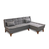 Canapea extensibilă Santo, Diverse culori, 225x85x86 cm - Gri deschis | SKU: 867UNQ1662 | Canapea extensibilă Santo, 225x85x86 cm, varianta Gri deschis, produs pentru amenajarea locuinței, disponibil online în România la CasaMob
