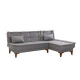 Canapea extensibilă Santo, Diverse culori, 225x85x86 cm - Gri deschis | SKU: 867UNQ1662 | Canapea extensibilă Santo, 225x85x86 cm, varianta Gri deschis, produs pentru amenajarea locuinței, disponibil online în România la CasaMob