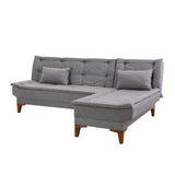 Canapea extensibilă Santo, Diverse culori, 225x85x86 cm - Gri deschis | SKU: 867UNQ1662 | Canapea extensibilă Santo, 225x85x86 cm, varianta Gri deschis, produs pentru amenajarea locuinței, disponibil online în România la CasaMob